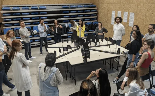 Participantes em workshop corporativo realizado na Aldeia Coworking.